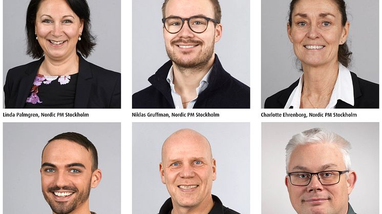 Nordic PM utökar arbetsstyrkan med sex nya medarbetare