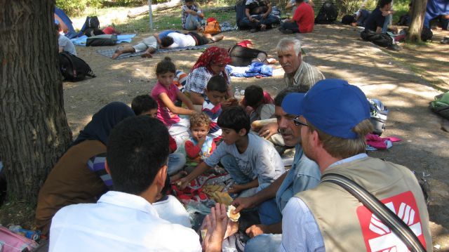 Caritas vädjar om hjälp till flyktingarna i Serbien