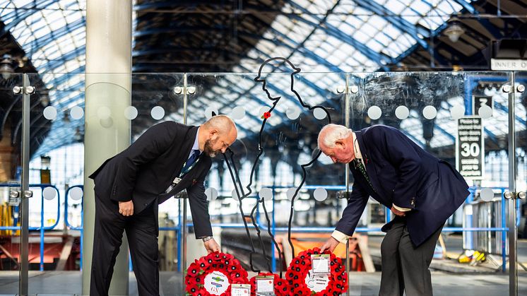 Southern transports poppy wreath for 'Routes of Remembrance'. More images below.