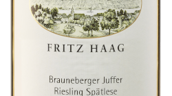 Bottle -Fritz Haag-Brauneberger-Juffer-Riesling-Spätlese