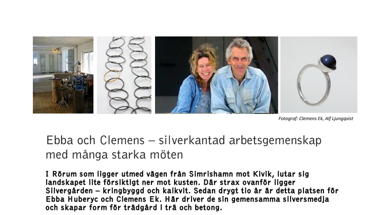 Ebba och Clemens – silverkantad arbetsgemenskap med många starka möten
