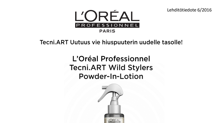 L'Oréal Professionnel Tecni.ART Wild Stylers Powder In Lotion
