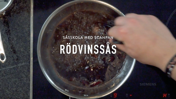 Scanpans såsskola - Rödvinssås