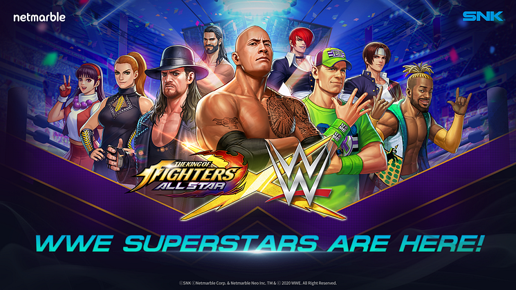 WWE SUPERSTARS TO BE FEATURED IN THE KING OF FIGHTERS ALLSTAR IN ALL-NEW CROSSOVER