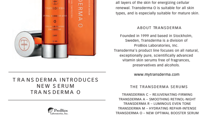 Transderma Oct 21 2015 Announcement Release-English