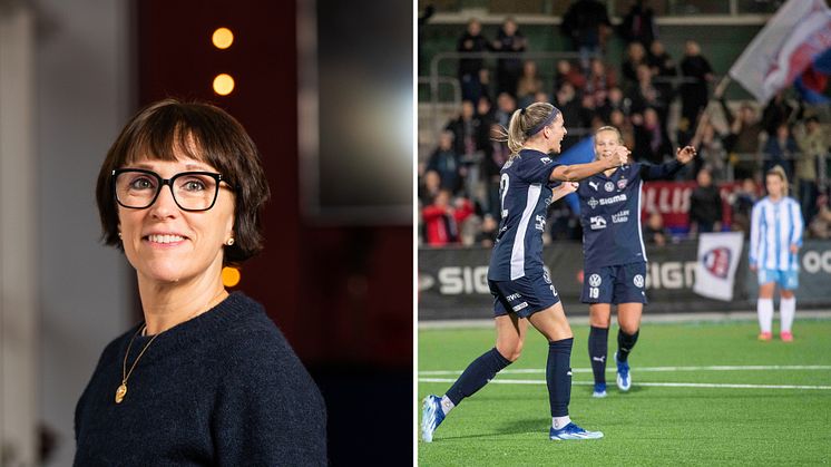 Jenny Damgaard, klubbchef för FC Rosengård, har varit med och utvecklat föreningens sociala verksamhet.