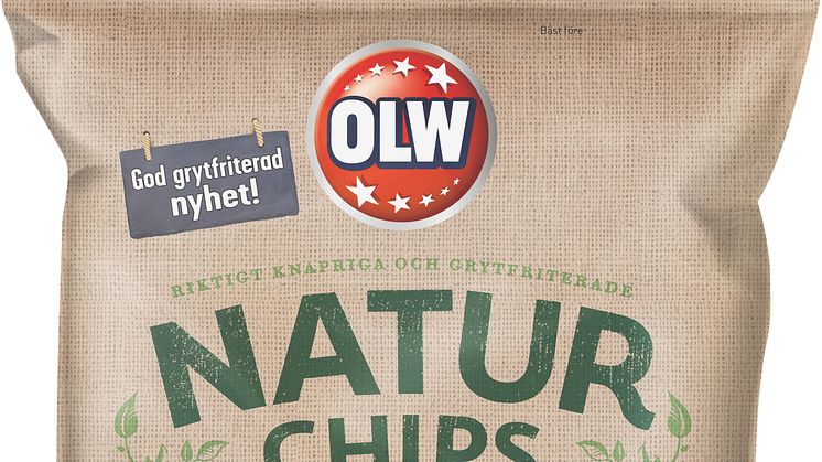Knipplök & Svartpeppar – ny smak från OLW Naturchips