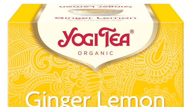 Yogi Tea Ginger Lemon poser økologisk