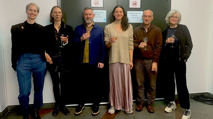Foto: (Från vänster i bild), Kristine Slettevold, Chrysa Parkinson, Martin Hargreaves, Eleanor Bauer, Jeroen Fabius, Sher Doruff. ﻿Foto av: Cecilia Roos 