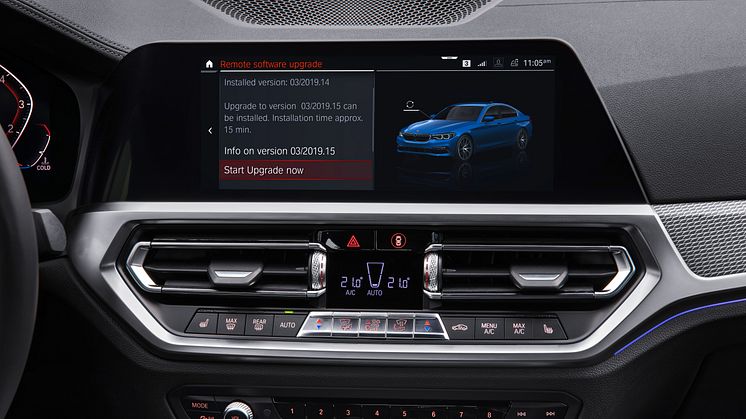 BMW ruller trådløs softwareopdatering ud i stor skala