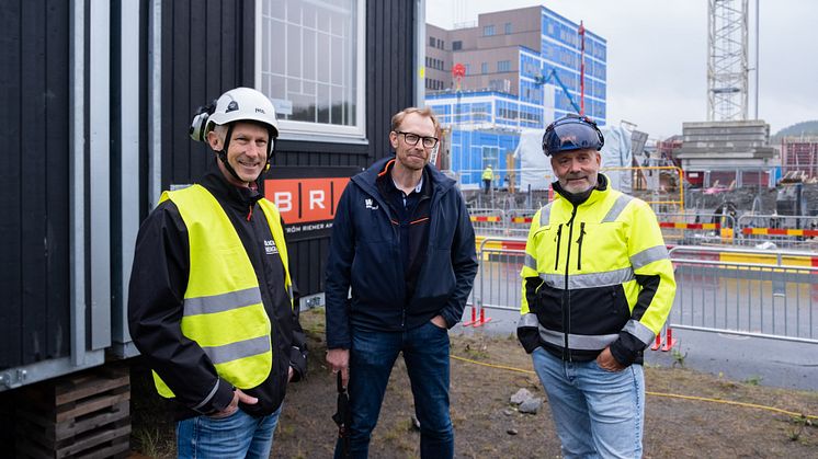 Byggbodar värms med fjärrvärme på GoCo