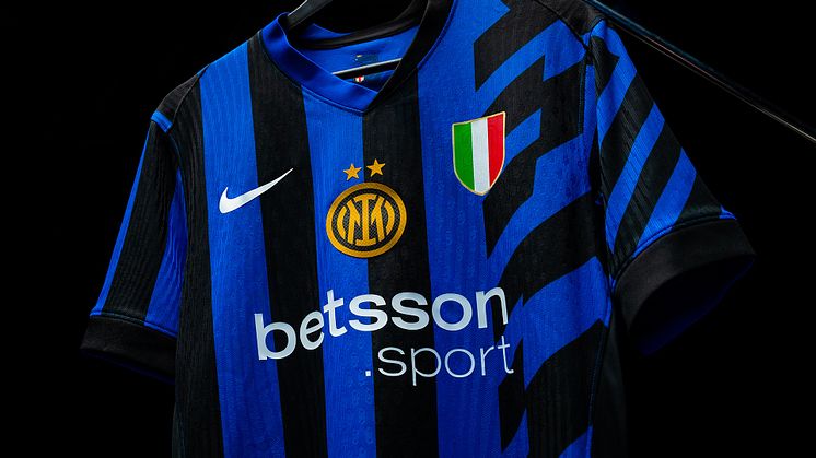 Här är Inters nya matchtröja - Två stjärnor och Betsson.sport på bröstet