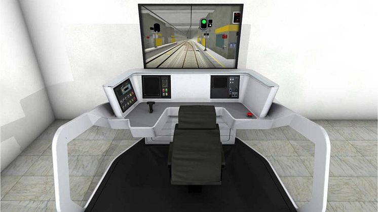 Simulator tunnelbanetåg C20, prototyp