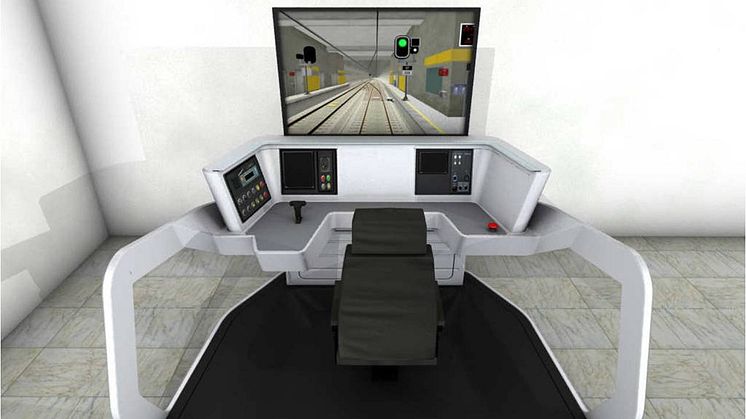 MTR Stockholm utbildar förare i körsimulator i unik satsning