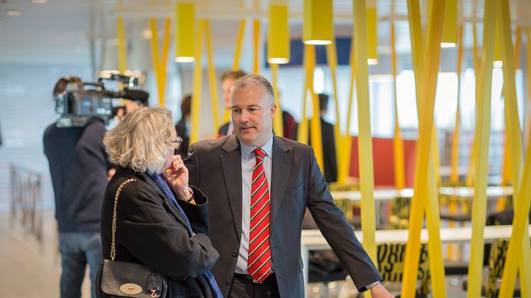 Anne H. Steffensen, CEO Danmarks Rederiforening og Søren Poulsgaard Jensen, CEO Scandlines