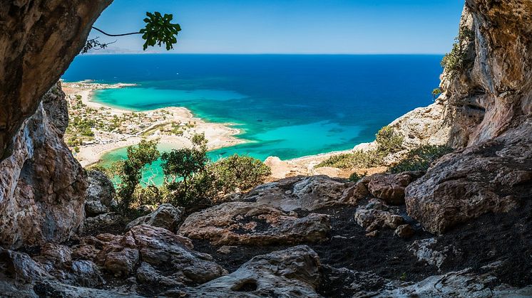 Kretas bergiga natur och Medelhavet. Foto: Shutterstock.