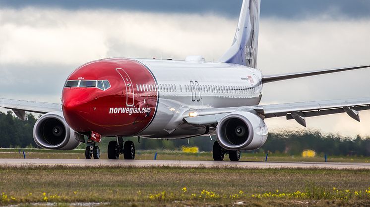Norwegian's Boeing 737-800 Aircraft. Foto: David Charles Peacock