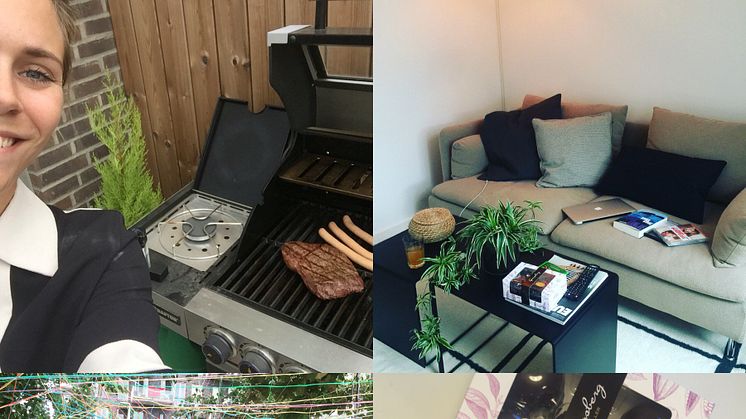 Mette Marie og hendes "nye hjem"