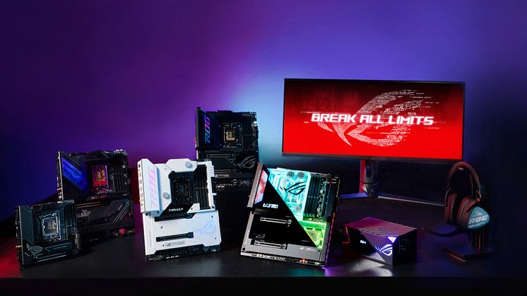 ASUS ROG reveals new Intel Z690 Motherboards, Power Supplies, Monitors and Gaming Gear