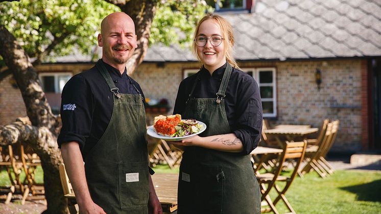 Näringslivet gav generellt högre betyg åt Helsingborgs näringslivsarbete 2023 än 2022. Bild från Miss Alice krog utanför Vallåkra. Foto: Anders Ebefeldt/Studio E.