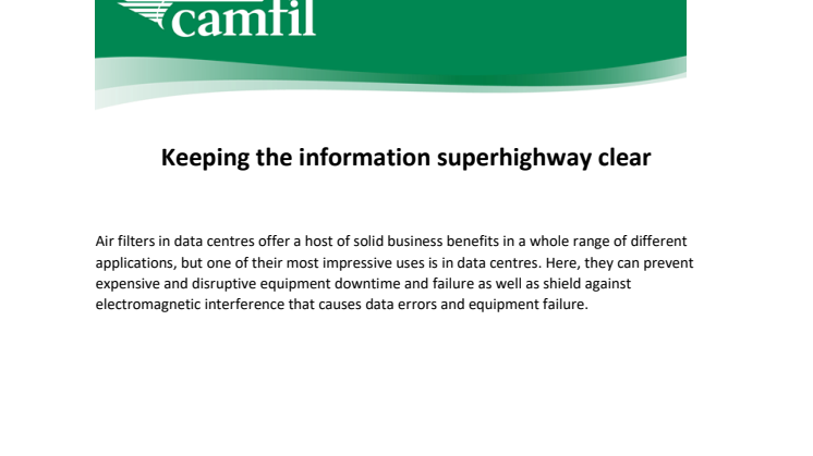 KEEPING THE INFORMATION SUPERHIGHWAY CLEAR