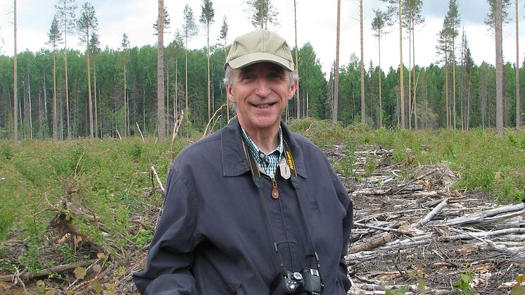 Nye hedersledamoten Lennart Rådström under KSLA:s skogsavdelningsexkursion i Ryssland.
