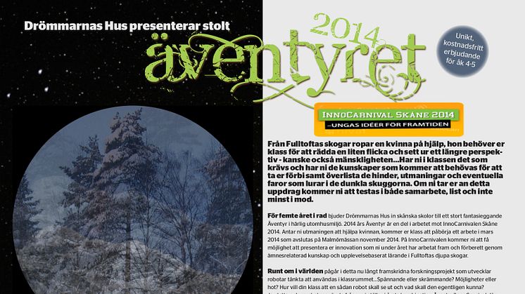 2400 barn på äventyr i vårskogen med InnoCarnival Skåne