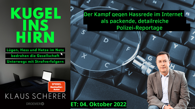 Hannover: ARD-Journalist Klaus Scherer präsentiert sein Buch über Hass und Hetze im Netz. Eine packende Polizei-Reportage