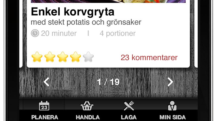 Vardagsmatens app