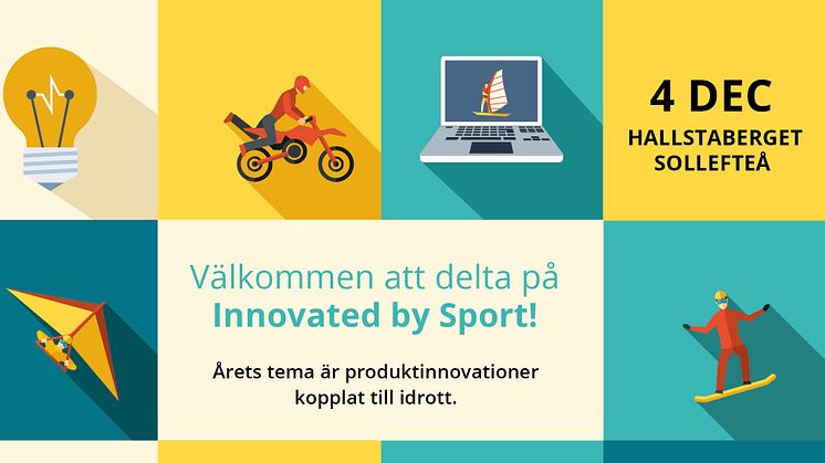 Välkommen att delta på Innovated by Sport