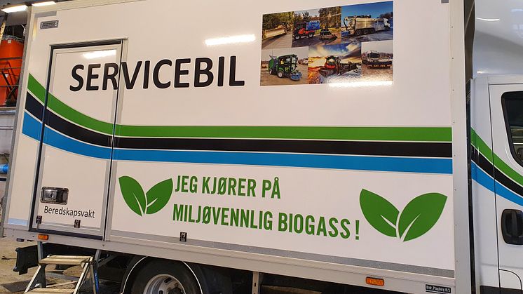 Trondheim kommune har bestilt opptil 9 IVECO biogasskjøretøy som skal brukes til diverse kommunale oppgaver. Bildekreditering: Merete Mauland 