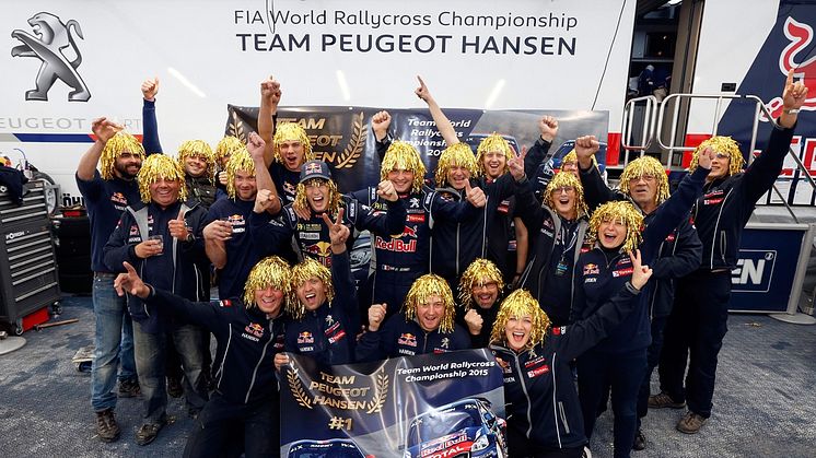 Team Peugeot Hansen körde hem VM-guldet 