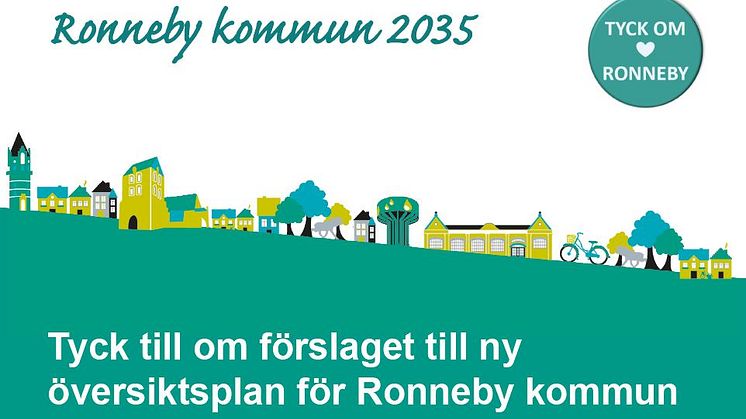 Pressinbjudan - Tyck till om förslaget till Ronnebys nya översiktsplan – Ronneby kommun 2035