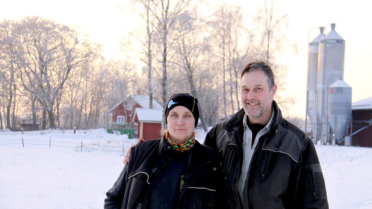 För att lyckas måste man ha en stark drivkraft, jobba med tydliga mål och ta vara på gårdens resurser på rätt sätt, säger Christina och Ulf.