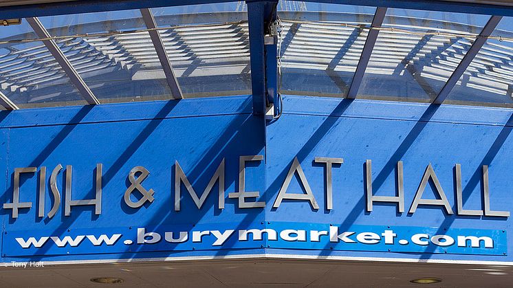 Vital health messages on Bury Market
