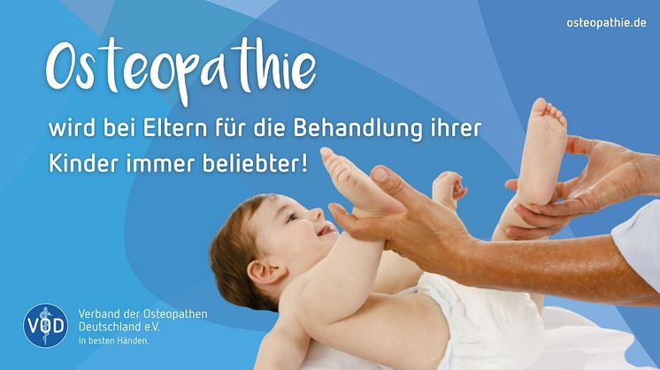 Forsa-Umfrage: Osteopathie für Babys und Kinder immer beliebter / Säuglingsstudie im Volltext veröffentlicht