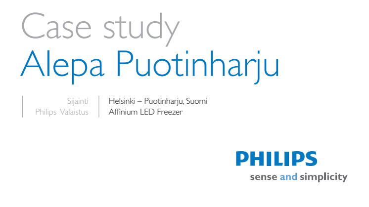 Case study: Alepa Puotinharju