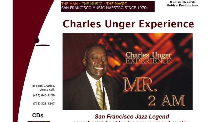 Charles Unger Experience, Bio, Quotes and Reviews