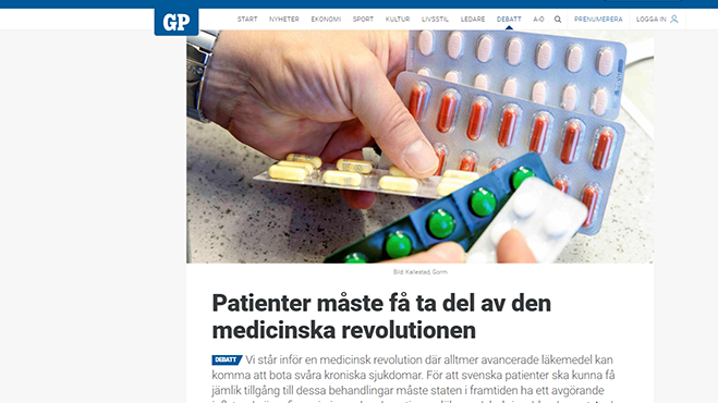 Patienter måste få del av den medicinska revolutionen