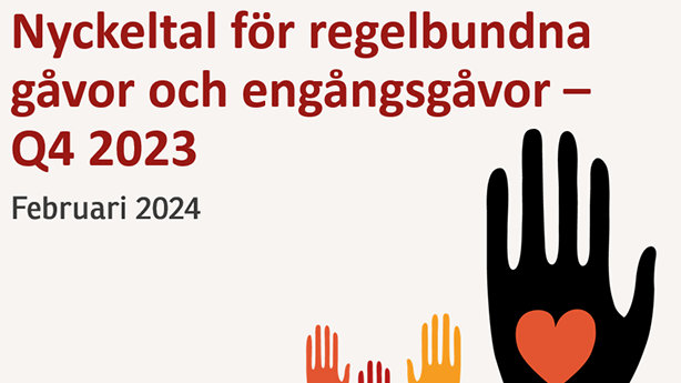 Prognosen för givandet 2023 är närmare 11 miljarder kronor