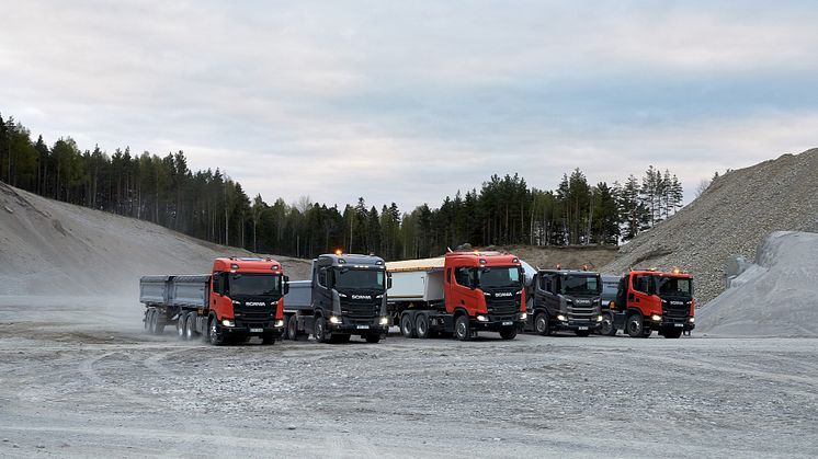 Scania präsentiert auf der Bauma 2019 nachhaltige und effiziente Transportlösungen für die Baubranche.