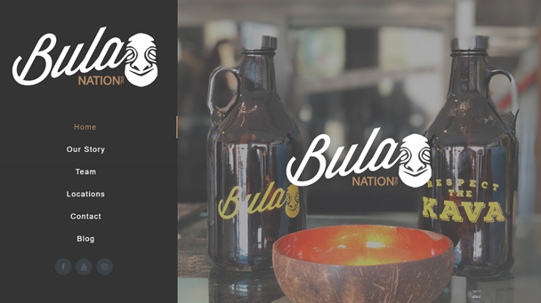 Screenshot of Bula Nation’s website