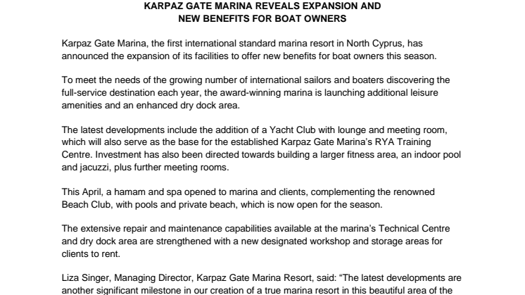 24 May 2022 - Karpaz Gate Marina Reveals Expansion and New Benefits.pdf