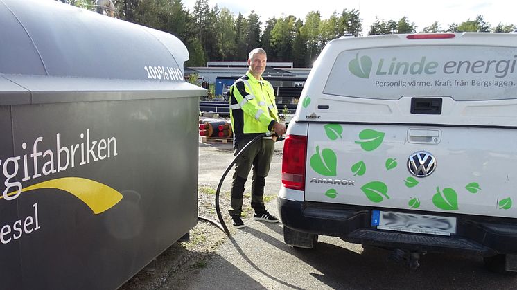 Linde energi leasar HVO-tank