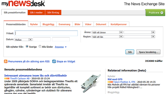 MyNewsdesk - The News Exchange Site. Ett förtydligande av vår marknadsposition.