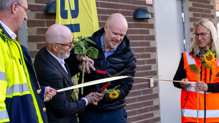 Det allra första färdigställda Kombohuset inom Sveriges Allmännyttas ramavtal, en ny generation kombohus, har nu invigts i Habo. JSB står som leverantör till huset Bo Punkt i Habo och beställare är Habo Bostäder. Foto: Marcus Vilson