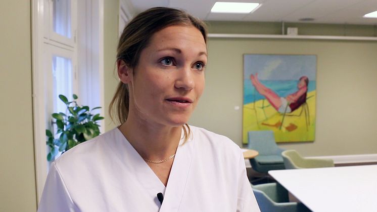 Amanda Lahti, AT-läkare på Skånes universitetssjukhus och medicine doktor vid Lunds universitet.