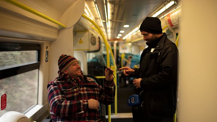 Passenger assistance on train