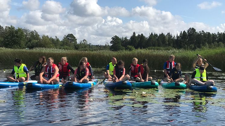 Sunnaasstiftelsen får støtte til å gjennomføre aktivitets- og rehabiliteringsleiren Brain Camp Yng de neste tre årene. Bildet er fra sommerens leir. (Foto: Sunnaasstiftelsen)