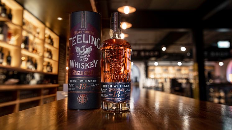 Teeling Single Grain 13 Years Old, buteljerad irländsk whiskeyevolution med rejält bett.